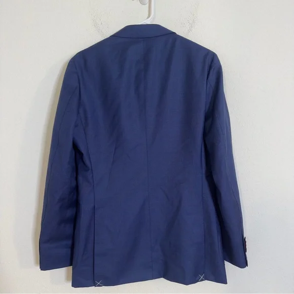 SuitSupply Men's wool Havana button up Blue Blazer - Picture 2 of 8